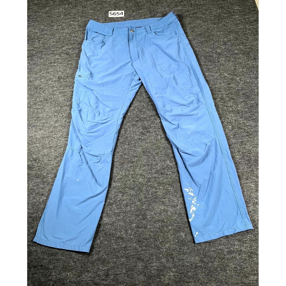 Patagonia Common Threads Partnership Pants Mens 33 Blue Stretch Quandary Hiking